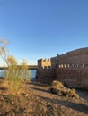 PeÃ±arroya Castle is a fortification located in the municipality of Argamasilla de Alba, Spain Royalty Free Stock Photo