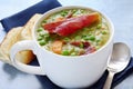 Pea and Ham Soup Royalty Free Stock Photo
