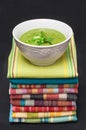 Pea mint soup Royalty Free Stock Photo