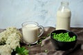 Pea protein milk is vegan, gluten and soy-free and contains vitamins and calcium