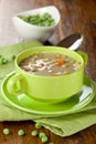 Pea soup Royalty Free Stock Photo