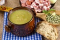 Pea soup Royalty Free Stock Photo