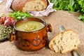 Pea soup Royalty Free Stock Photo