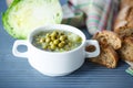 Pea soup Royalty Free Stock Photo