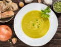 Pea Soup Royalty Free Stock Photo