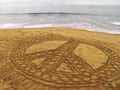 Peace on the beach