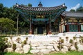 Peace bell in the high security border at Korean Demilitarized Zone at the JSA visitor center, Panmunjom South Korea