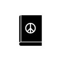 peace book icon. Element of human rights icon. Premium quality graphic design icon. Signs and symbols collection icon for websites