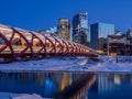 Peace Bridge in Calgary Royalty Free Stock Photo