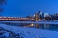 Peace Bridge in Calgary Royalty Free Stock Photo