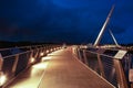 The Peace Bridge. Derry Londonderry. Northern Ireland. United Kingdom Royalty Free Stock Photo