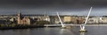 Peace Bridge in Londonderry Royalty Free Stock Photo