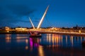 The Peace Bridge. Derry Londonderry. Northern Ireland. United Kingdom Royalty Free Stock Photo