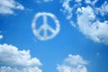 Peace Cloud Royalty Free Stock Photo