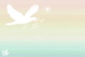 Peace Dove Abstract