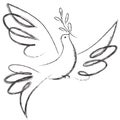 Peace Dove Royalty Free Stock Photo