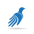 Peace Dove Hand Illustration Royalty Free Stock Photo