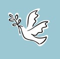 Peace dove illustration