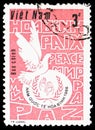 Peace Dove, Logo, Inscriptions, International Year of Peace serie, circa 1986