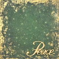 Peace on Earth Christmas Goodwill Blessing Background