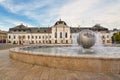 Peace Fountain & Grassalkovich Palace Residence of the President in Bratislava, Slovakia, Hodzovo Square called Mierove Namestie