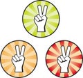 Peace Hand Sign Royalty Free Stock Photo