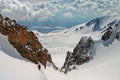 Winter landscape on the mountain. Snow and peace at high altitude - Erciyes volcano, landmark attraction in Turkey Royalty Free Stock Photo