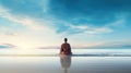 peace holiday meditation Royalty Free Stock Photo