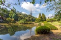 Peace in a japanese garden Toyko