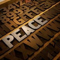 Peace in Letterpress