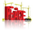 Peace making stop war or aggression Royalty Free Stock Photo