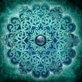 Peace Mandala Blue