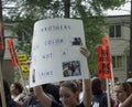 Peace march for Michael Brown Royalty Free Stock Photo