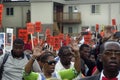 Peace march for Michael Brown Royalty Free Stock Photo