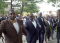 Peace march for Michael Brown Royalty Free Stock Photo