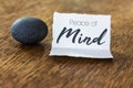 Peace of Mind Concept Royalty Free Stock Photo