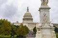 Peace Monument And United States Capitol Building