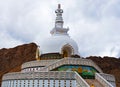 Peace Pagoda in Leh, India Royalty Free Stock Photo