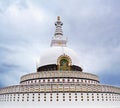 Peace Pagoda in Leh, India