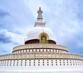 Peace Pagoda in Leh, India Royalty Free Stock Photo