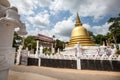 Peace Pagoda Stupa. Dambulla cave temple. Golden Temple. Sri Lanka