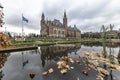 Peace Palace garden in Autumn