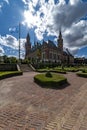 Peace Palace garden in summer