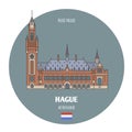 Peace Palace in Hague, Netherlands