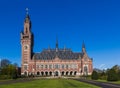 The Peace Palace - International Court of Justice in The Hague Netherlands Royalty Free Stock Photo