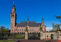 The Peace Palace - International Court of Justice in The Hague Netherlands Royalty Free Stock Photo