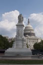 Peace Park and the United States Capital Building Royalty Free Stock Photo