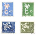 Peace post stamps from Germany