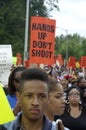 Peace rally for Michael Brown Royalty Free Stock Photo