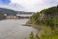 Peace River Canyon Dam Royalty Free Stock Photo